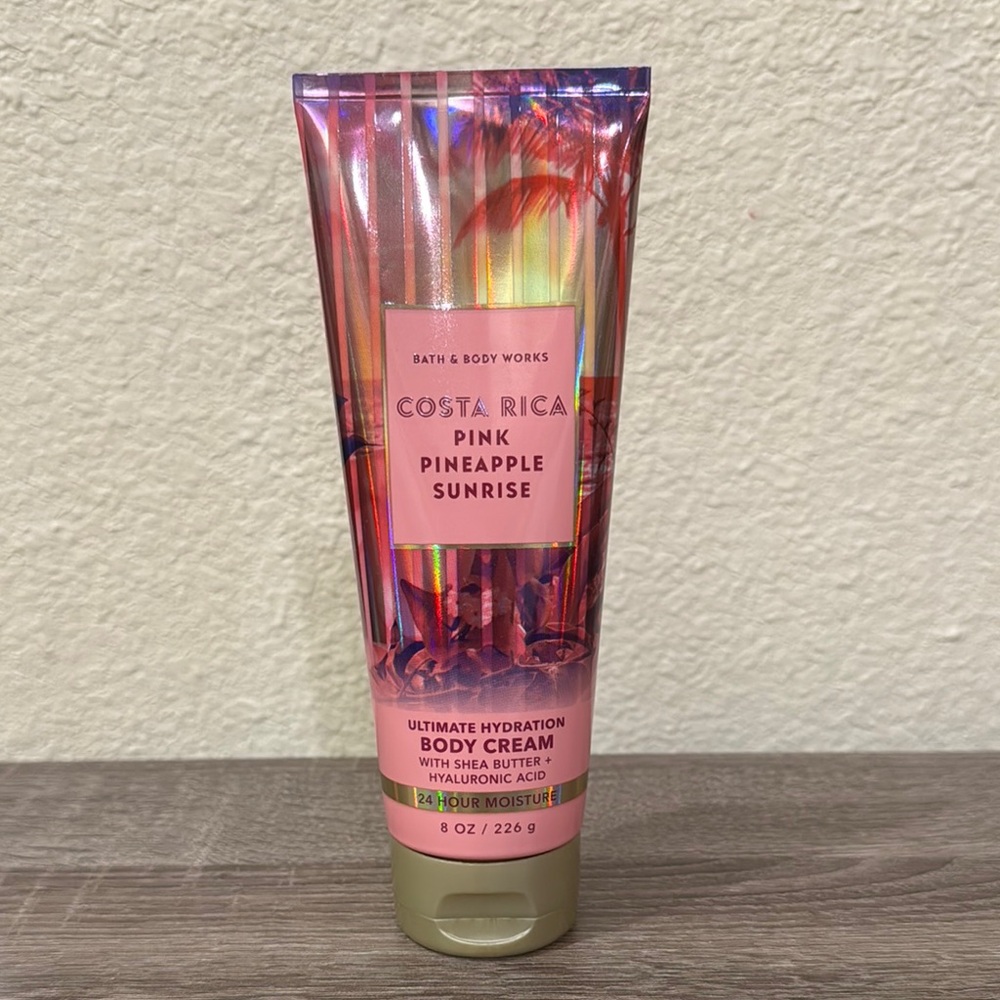 Bath & Body Works Costa Rica Pink Pineapple Sunrise Body Cream